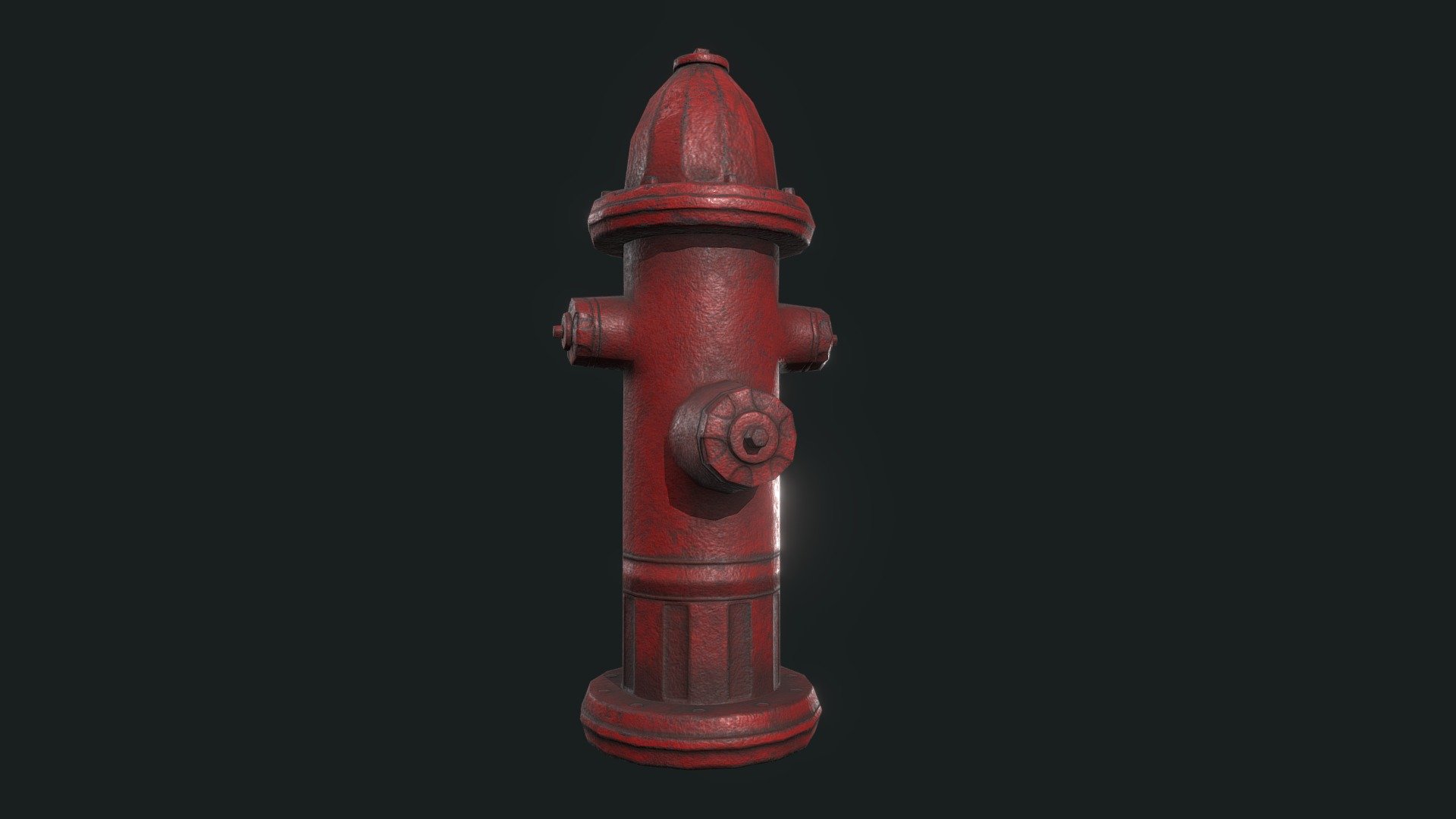 Fire hydrant damaged a little