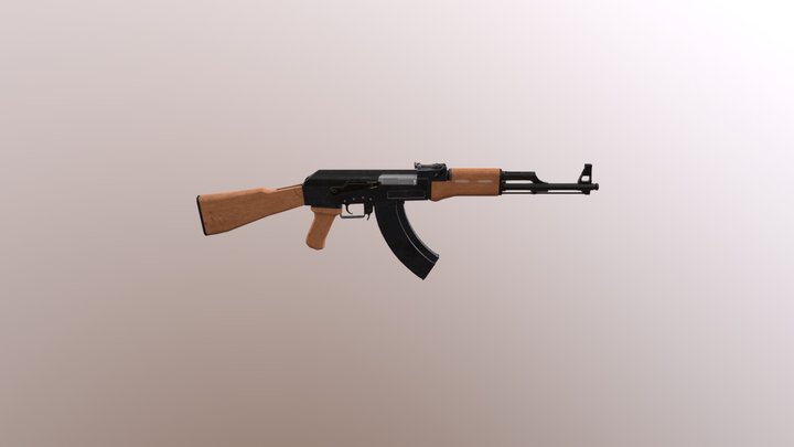 Ak-47 3D Model