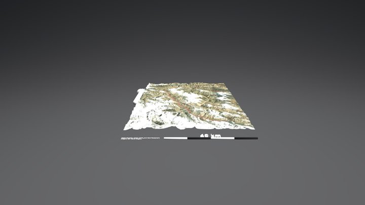 特拉木坎力冰川 – Modelo 3D gratuito STL