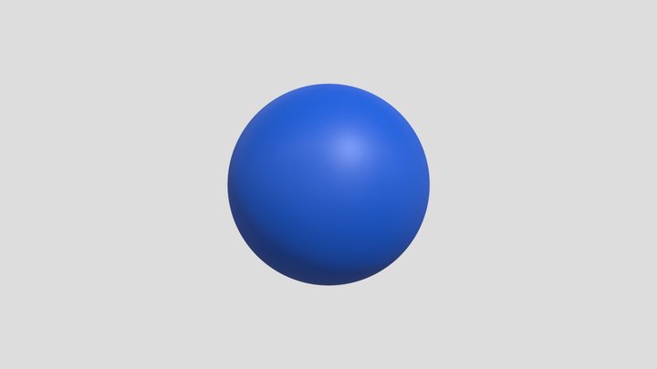 Planète d'eau 3D Model