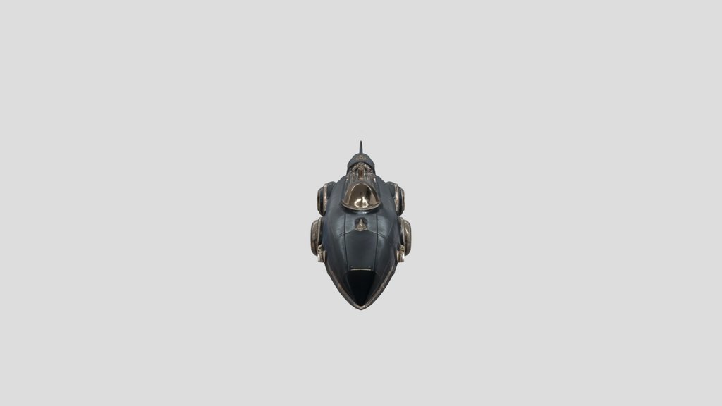 Steampunk submarine spacecraft