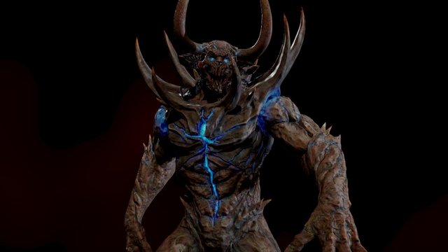 Demon Lord SketchFabe Model 3D Model