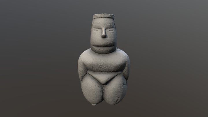 Dea Madre - Neolitic Sardinian statuette 3D Model