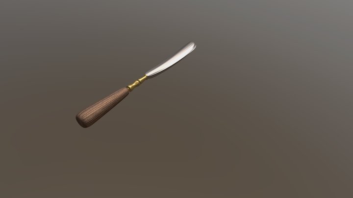 Tea Time Knife 3D Model