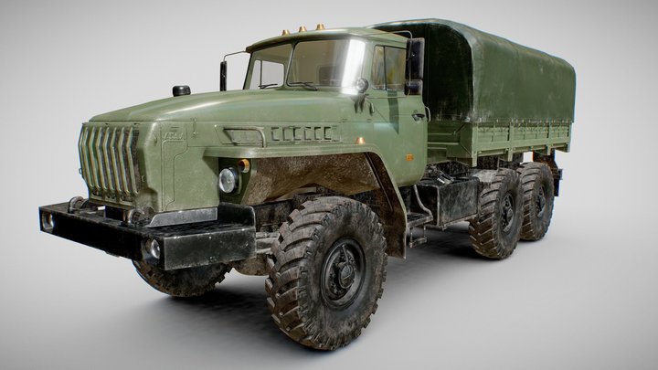 Ural-4320-31 3D Model