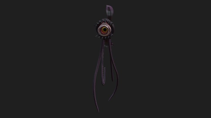 Eyeball Squid 3D Model