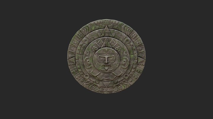 Mayan Calendar 3D Model