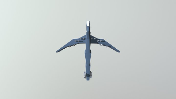 Starship 3D Model
