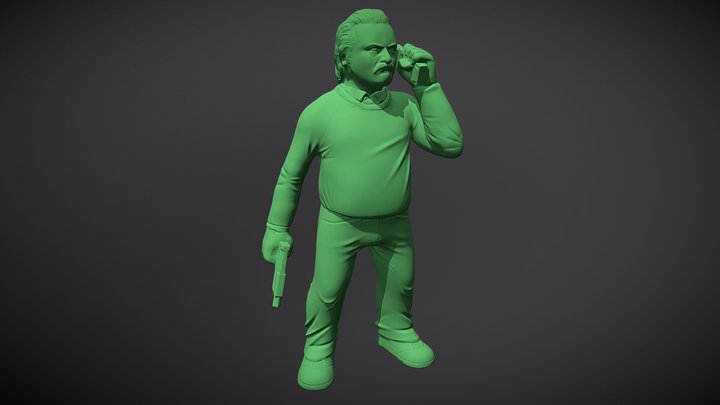 pablo escobar 3D Model