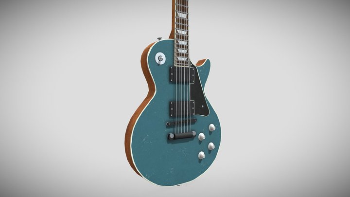 Guitar Les Paul 3D Model