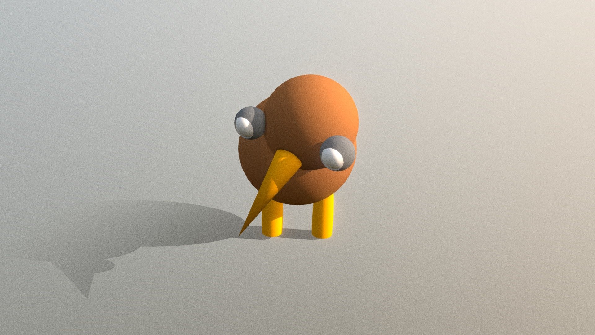 Cute Kiwi Bird