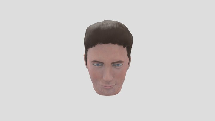 Chris Pine Bust 3D Model