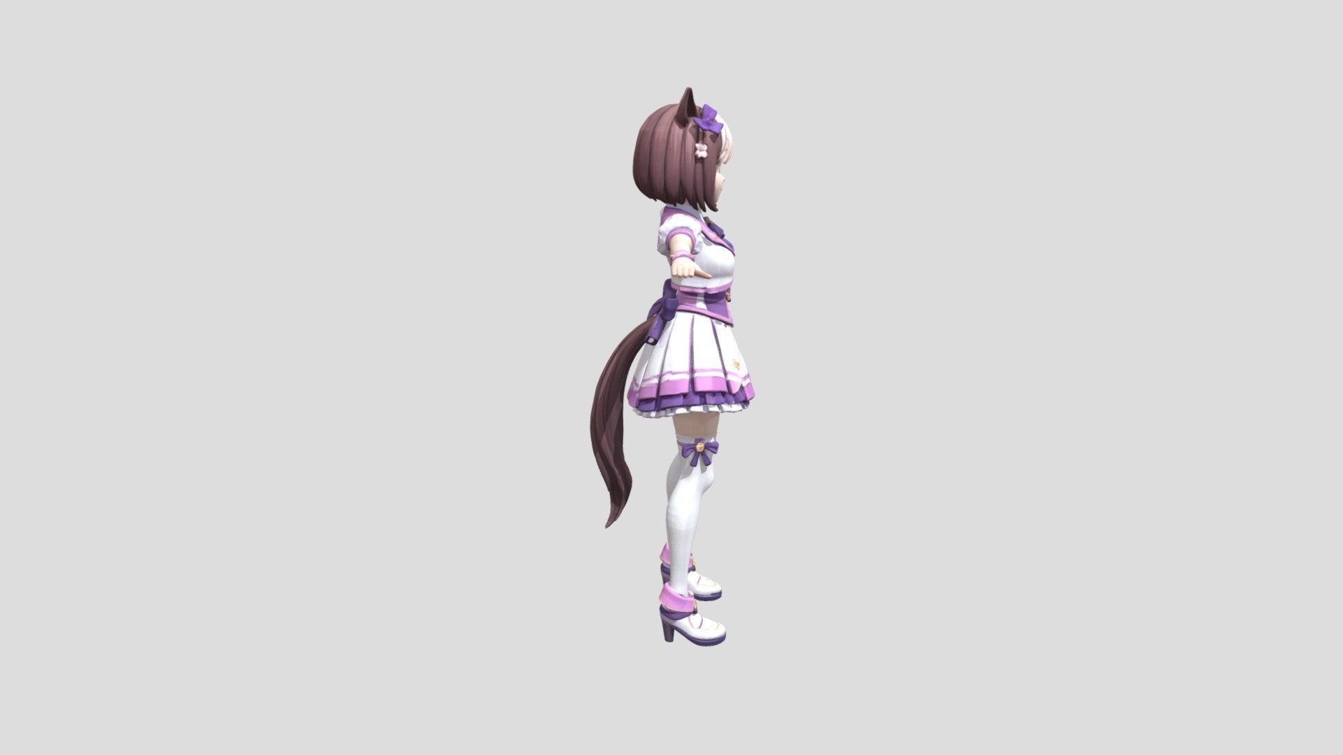 Special Week (Umamusume) T-Pose 3D Model - Download Free 3D model by ...
