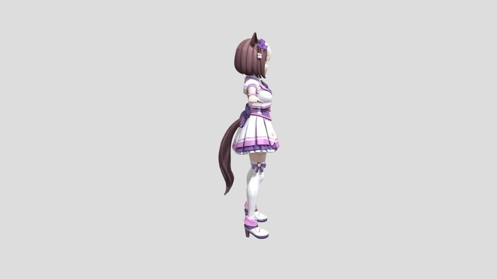 Special Week (Umamusume) T-Pose 3D Model