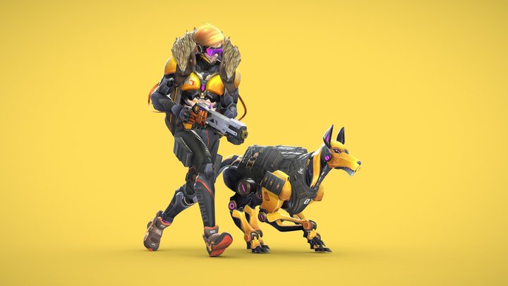 Hound 3D Model