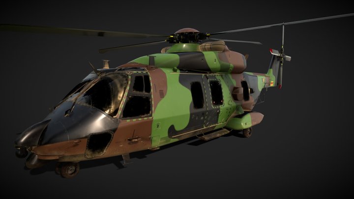 NH90 3D Model