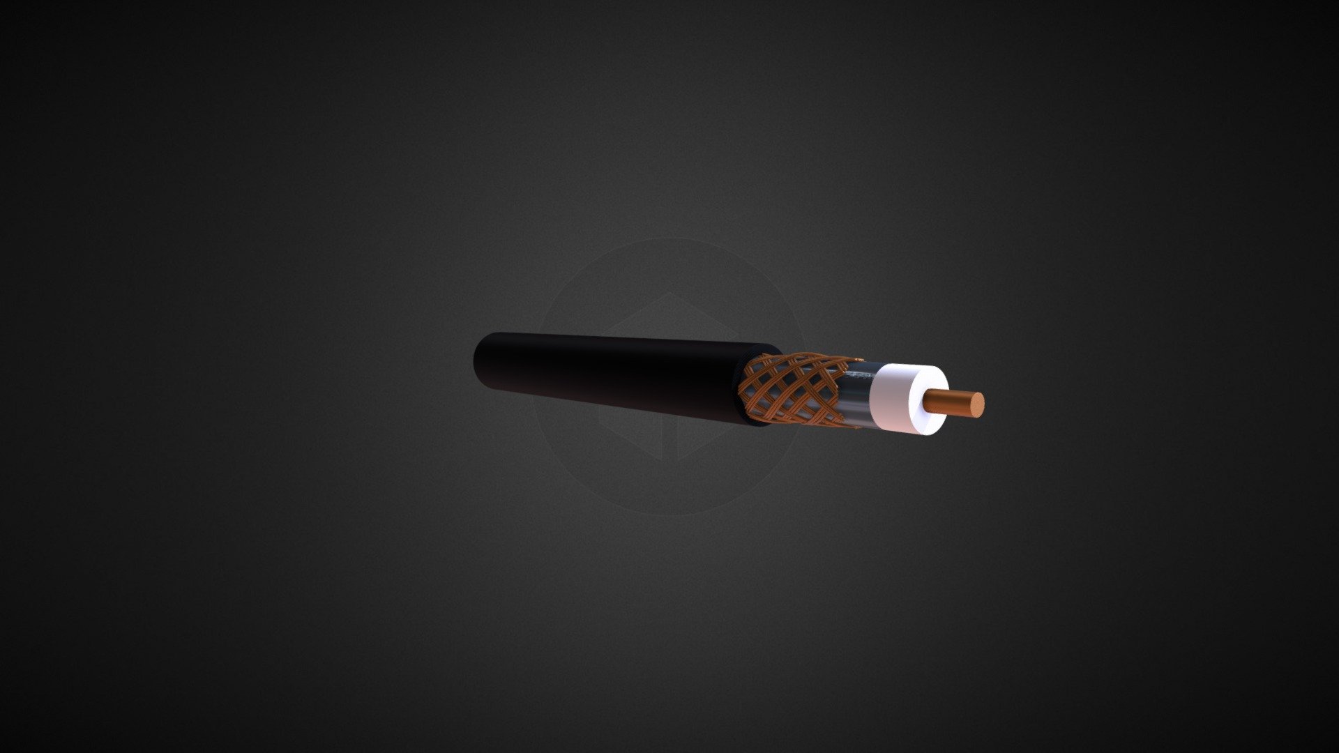Коаксиальный кабель - 3D model by Markiss [f71735a] - Sketchfab