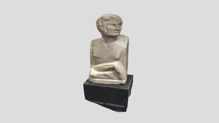 Beeld in de hal van Het Utrechts Archief 3D Model