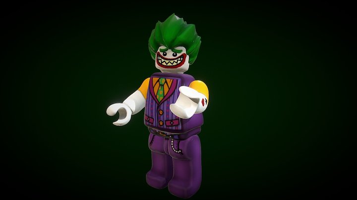 Lego Joker 3D Model