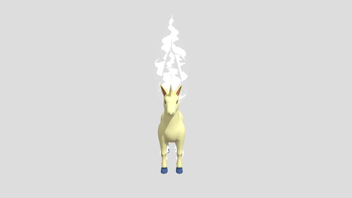Rapidash 3D Model