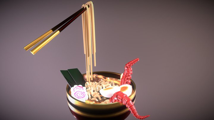 Ramen surprise 3D Model