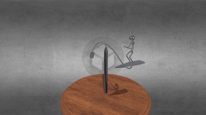 Silver Surfer Pendulum – Modelo 3D gratuito STL