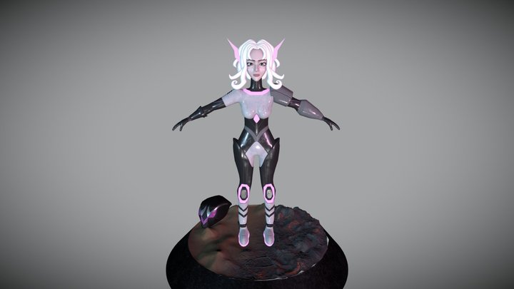 League of Legends Project overdrive 3D Model