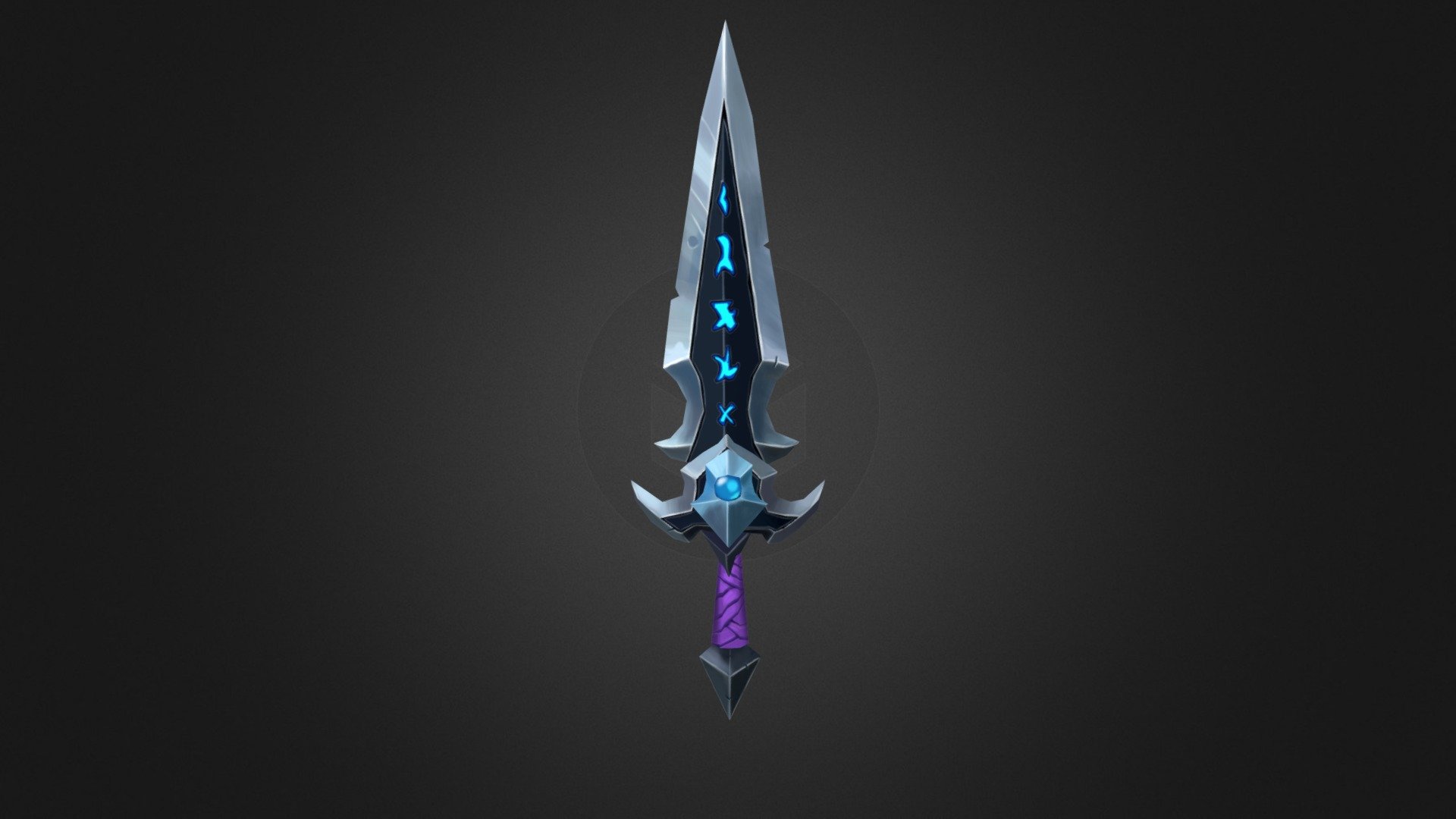 Ice Crown Dagger - 3D model by yonathan [f71c35e] - Sketchfab