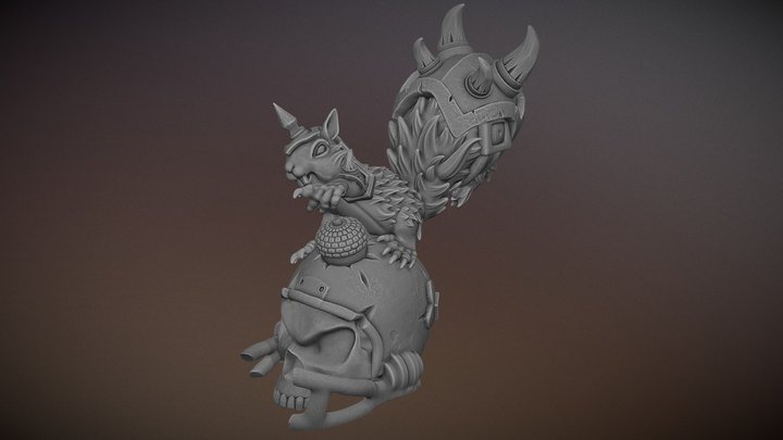 Akhorne Miniature - Fantasy Football 3D Model