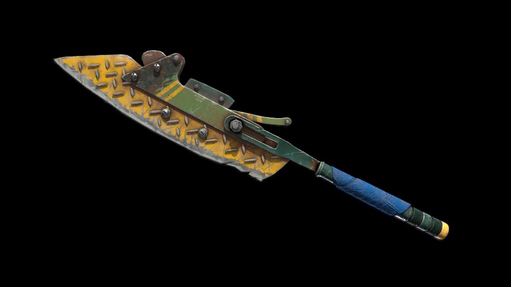 Dying Light 2 Stay Human Weapon "Scythe" PBR