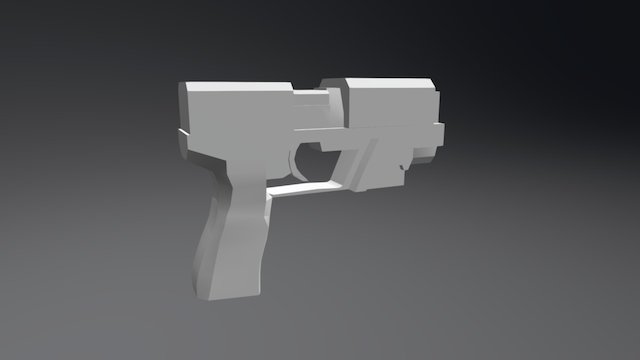 Gun Model - Work in Progress 3D Model