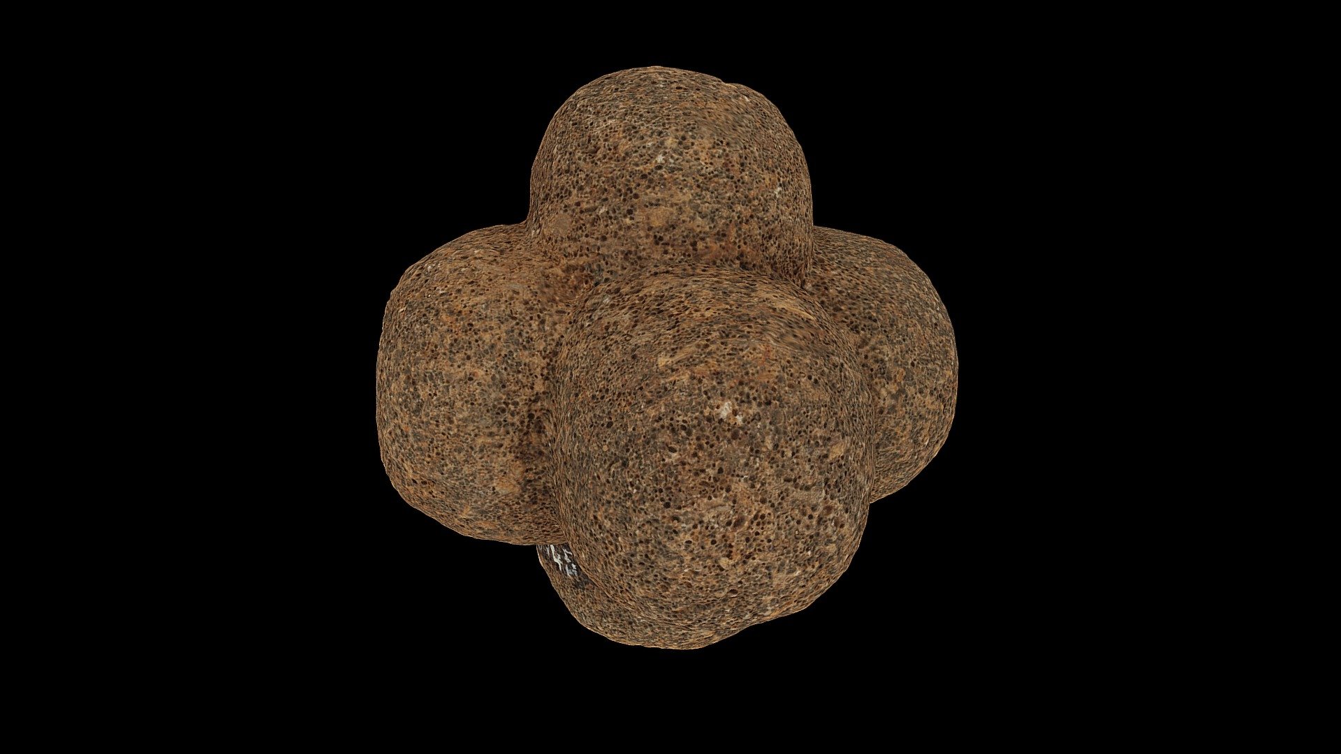 Carved stone ball from Rannoch Moor