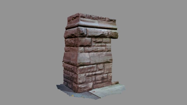 Legistlature old part NW corner 3D Model
