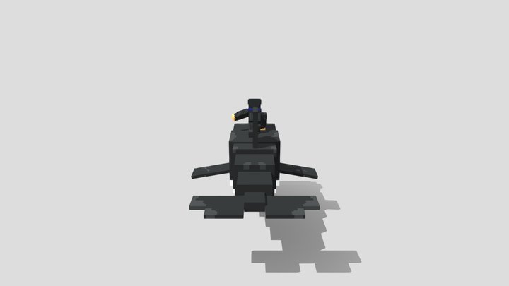 Orca Whale [ Minecraft Creation ] 3D Model