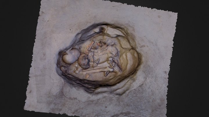 Çatalhöyük Neolithic multiple burial 3D Model