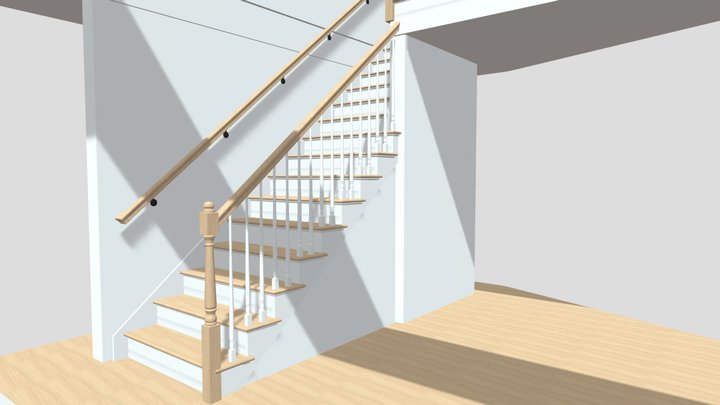 B Standard Balcony 3D Model