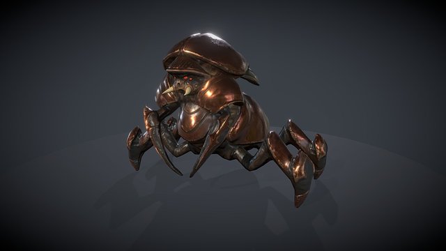 Alien Beetle 3D Model