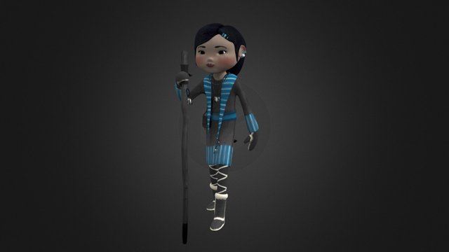 Bergère WuGu 3D Model