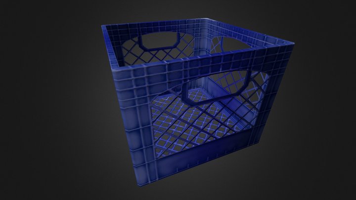Crate A 3D Model