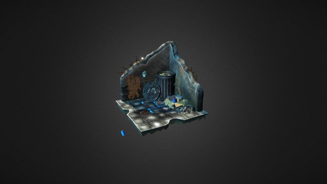 Hide That Weapon Project (Diorama) 3D Model