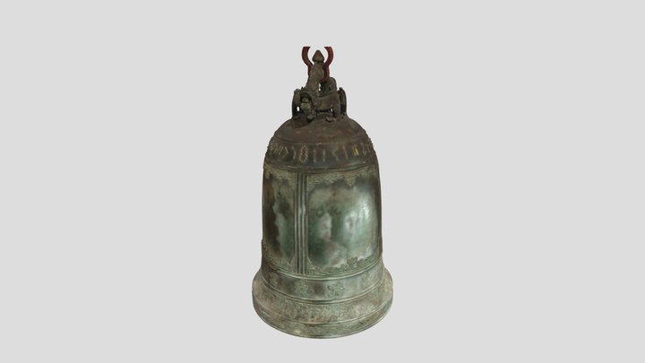 145.Chuông Ngọ Môn 3D Model