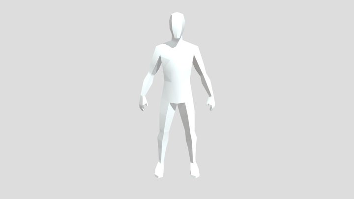 Low Poly guy 3D Model