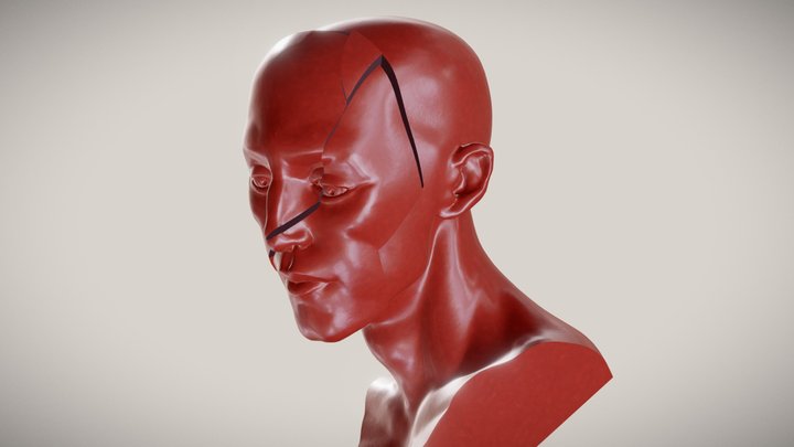 SculptJanuary Day 2: Mask 3D Model