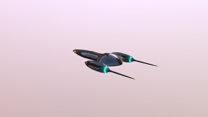 Nubian Royal Starship 3D Model