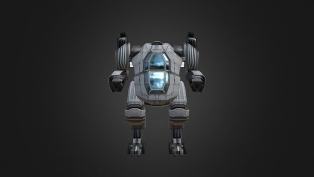 Tank Mech - Battle Frontier 3D Model