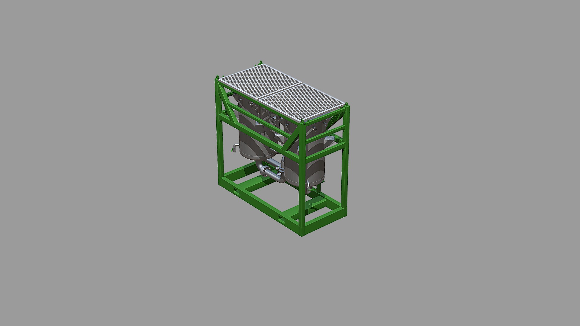 3D model Filtration System - This is a 3D model of the Filtration System. The 3D model is about engineering drawing.