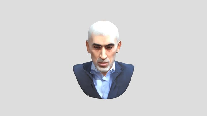 Yahya Sinwar, an Arab man, Palestinian, arab 3D Model