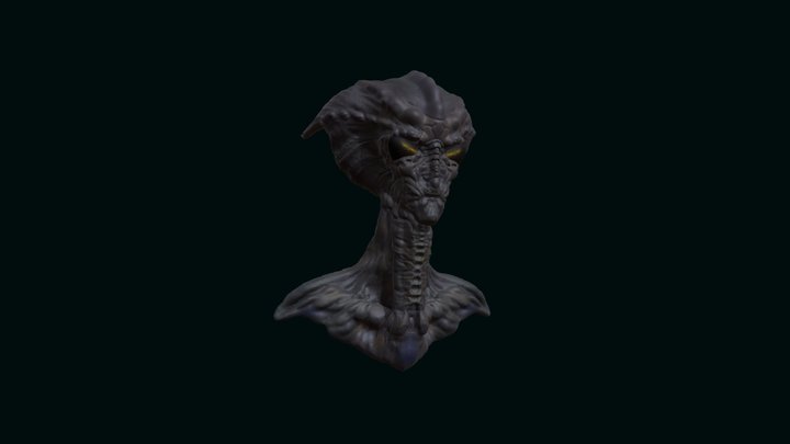 Alien [Curso Sculptris Gustavo Rosa] 3D Model