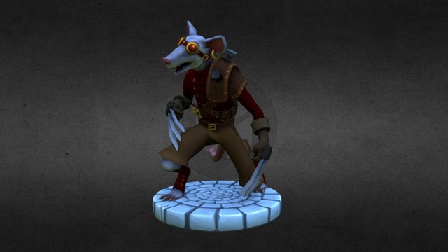 Rogue Rat 3D Model