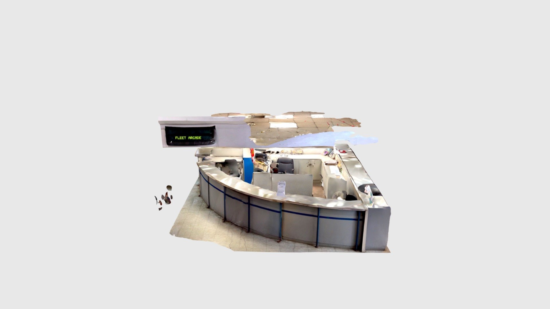 Fleet Arcade info desk@Fenwick Pier Hong Kong